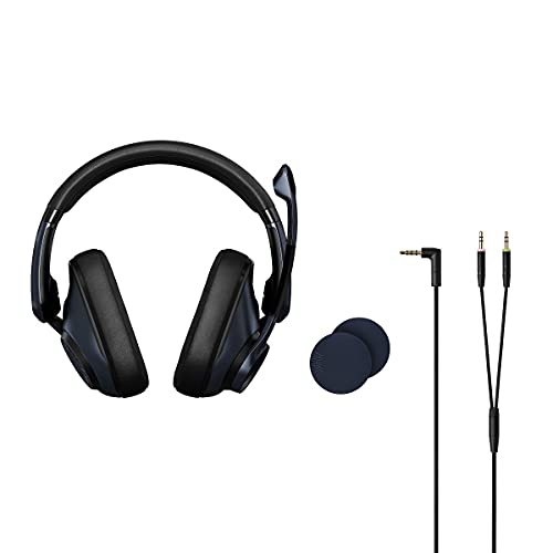 EPOS H6Pro - Closed Acoustic Gaming Headset with Mic – Lightweight Over-Ear Design – Lift-to-Mute – Compatible with Xbox, PS4, PS5 & PC – Black - color: Black, size: One-size