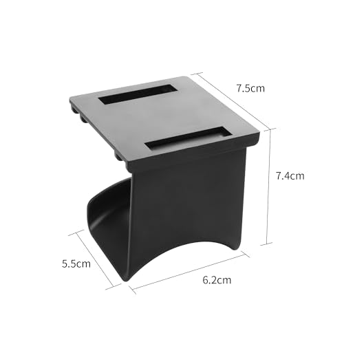 YAODHAOD Headset Hanger Holder Wall Mount, Sticky Headset Stand Holder Clip Under Desk for All Headphone/Controller (Black,Removable Hanging Style) - color: Black, size: Removable Hanging Style