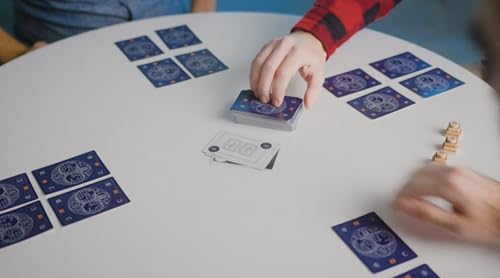 Stellar Factory Archduke Strategy Memory Card Game, 2-6 Players, Ages 12+ | 24 screen-printed wood tokens; build your tableau while disrupting rivals; slim travel-friendly box; 104 cards + rulebook.