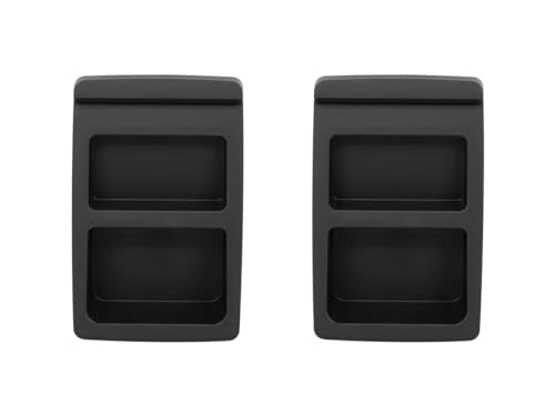 Monoprice Tilted Wedge Desktop Speaker Stands (Pair) for Small Sized Speakers, Anti-Vibration, 15 Degrees of Tilt, for Bookshelf Speakers and Studio Monitors