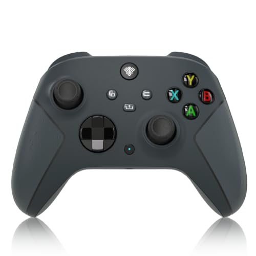 YUYIU 【Upgraded Wireless 2.4GHz Controller with 7 Colors RGB Light for Xbox Controller, Xbox One Series X|S,Consoles,Steam PC Windows, with 1000mAh Battery/Hall Effect Sticks/Turbo/Programmable, 3.5mm Audio Jack | 7 Colors RGB Light,1000mAh Battery,Hall E
