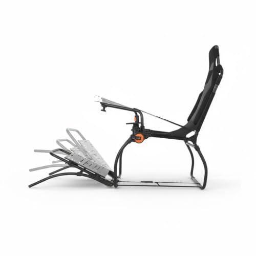 Foldable Sim Racing Rig | Heavy-Duty Carbon Steel Racing Wheel Frame Fits Logitech & All Top Gaming Steering Wheel Brands - size: 51x28.6x40.6 Inch