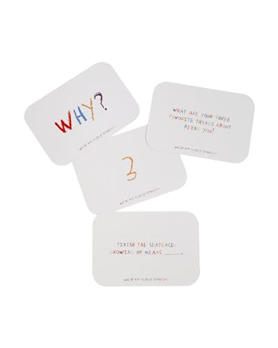WE'RE NOT REALLY STRANGERS Kids Edition Card Game - 150 Conversation & Activity Cards for Kids, Adults, & Teens – for Fun Memorable Family Game Nights and Kid’s Party, Ages 5+, 2-6 Players - style: Kids