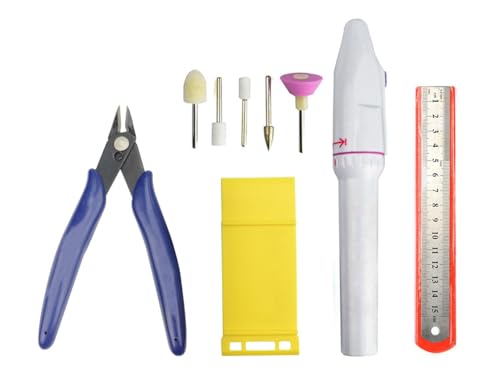 Professional 33 PCS Model Tools Kit Modeler Basic Tools Craft Set Hobby Building Tools Kit for Gundam Car Model Building Repairing and Fixing (J)