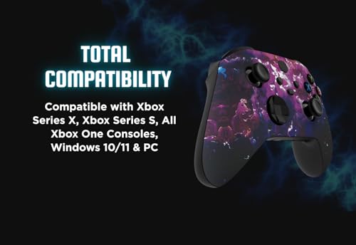 Stealth Controllers Wireless Controller for Xbox Series S, Xbox Series X, Xbox One - Soft Touch Feel - Custom Series S/X Controller (Dark Matter) - color: Dark Matter