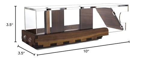 C4Labs 10" Tall Dice Tower – Walnut Veneer