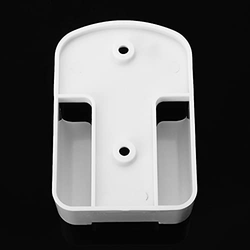 2 Pack Remote Control Holder Rack Wall Mounted Air Condition TV Remote Storage Box Organizer, Wall-Mounted Organizer Self Adhesive Media Storage Box Case for Air Conditioner Controller - White