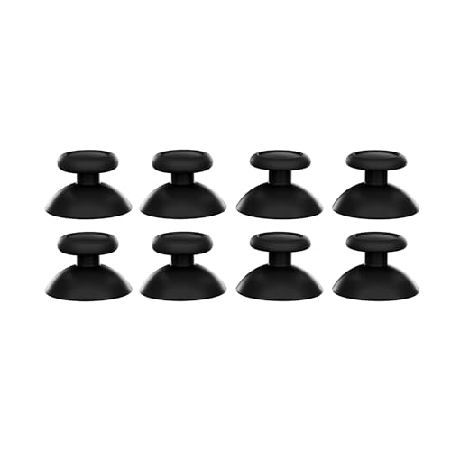 eXtremeRate 4 Pairs Replacement 3D Joystick for Nintendo Switch 2 Pro Controller, Left Right Analog Stick Thumbsticks with Screwdriver Tools for Switch 2 Pro Controller, Multi-Colors Options - Black