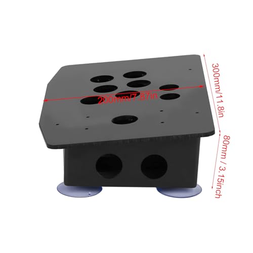 Black Acrylic Panel and Case DIY Set Kits, Black DIY Set Kits Acrylic Panel and Inclined Cases Replacement for ARCADE Game
