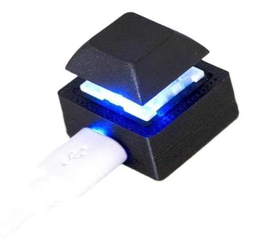 Programmable RGB Mini Macro Keypad with Blue Switch - Customizable Shortcut Keyboard for Gaming and DIY Projects