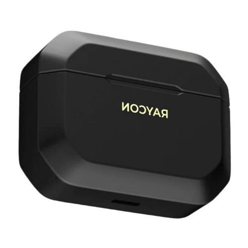 Raycon The Gaming Bluetooth True Wireless Earbuds with Built in Mic, Low Latency, 31 Hours of Battery, Charging Case with Talk, Text, and Play, Bluetooth 5.0 (Carbon Black)
