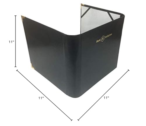 Role 4 Initiative Three-Panel Faux Leather Dungeon Master Screen / Accessories Folder