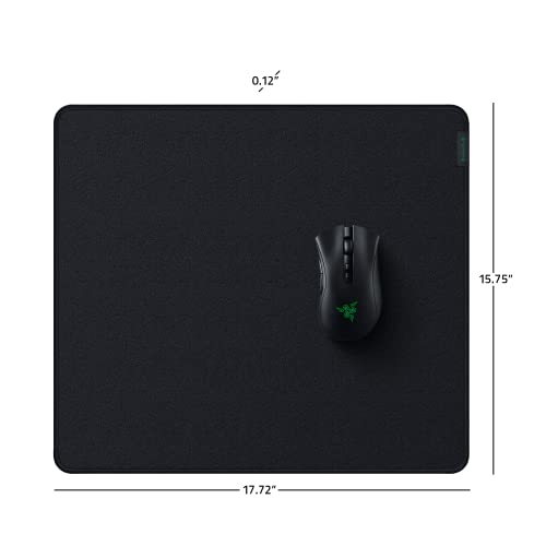 Razer Strider Hybrid Mouse Mat with a Soft Base & Smooth Glide: Firm Gliding Surface - Anti-Slip Base - Rollable & Portable - Anti-Fraying Stitched Edges - Water-Resistant - Large - Quartz Pink - color: Quartz Pink, size: 15.8L x 17.7W inches