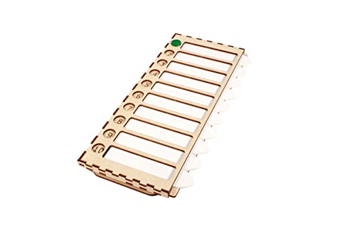 The Broken Token Generic Initiative Tracker - Wood & Acrylic Game Turn Tracker