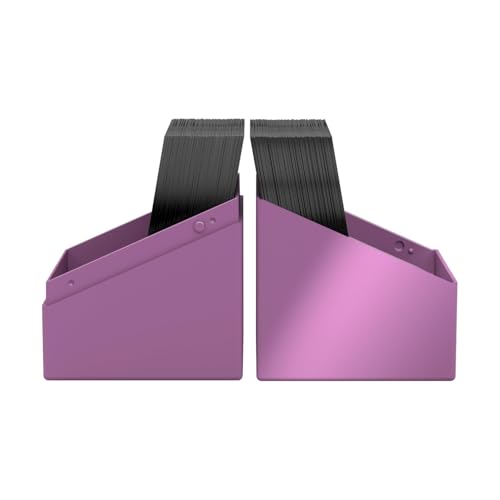 Ultimate Guard Boulder Solid 100+, Deck Case for 100 Double-Sleeved TCG Cards, Lavender, Secure & Durable Storage for Trading Card Games, No Transparency - color: Lavender