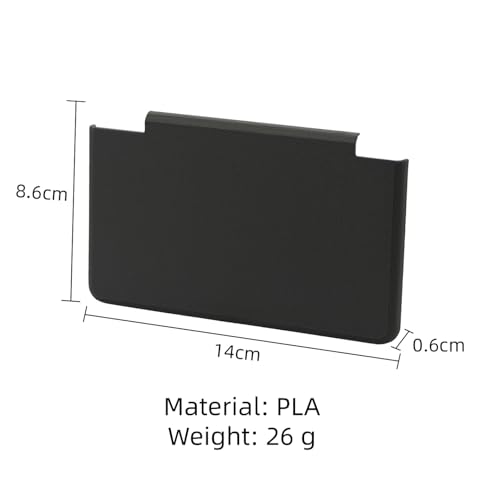 Protective Cover Replacement for Retroid Pocket Flip 2, Anti-Scratch Shockproof Protective Housing Hard Shell Case Ergonomic Custom Top Cover for Retroid Pocket Flip 2 Gaming Console (Gray) - color: Gray
