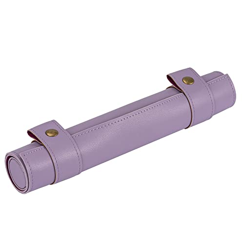 Cusdie 2 in 1 Dice Rolling Mat & Zippered Dice Holder DIce Tray- Compatible with DND Polyhedral Dice (Light Purple) - color: Light Purple