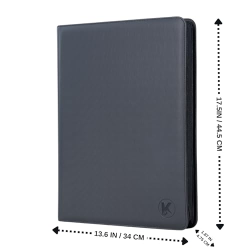 1000+ Pockets Trading Card Binder, 16-Pocket Card Ablum Compatible with MTG,Sports Cards & Other Standard Size Trading Cards (Black) - color: Black