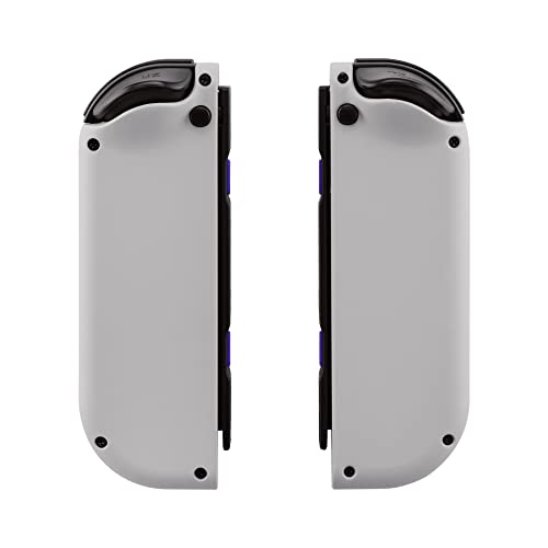 eXtremeRate DIY Replacement Shell Buttons for Nintendo Switch & Switch OLED, Classics SNES Style Housing with Full Set Button for Joycon Handheld Controller - Console Shell NOT Included - color: Classic SNES Style
