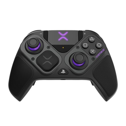 PDP Victrix Pro BFG Wireless Gaming Controller for Playstation 5 / PS5, PS4, PC, Modular Esports Gamepad, Remappable Buttons, Customizable Triggers/Paddles/D-Pad/Fightpad, PC App, Black - color: Black