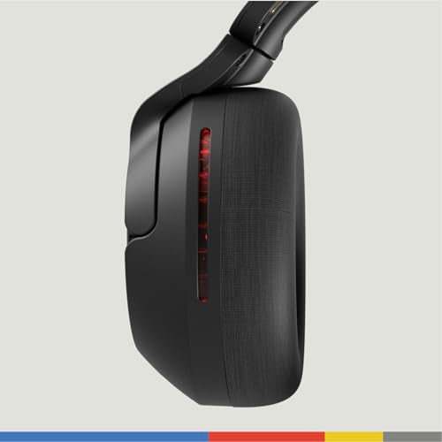 Skullcandy Crusher PLYR 720 Wireless Gaming Headset - Digi-Black | THX Spatial Audio, Multi-Sensory Crusher Bass, Removable Microphone, PC, PlayStation, Nintendo, Multi-Platform, Open-Back - color: Digi-Black