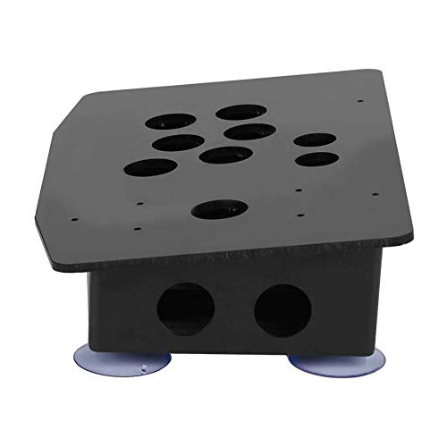 DIY Black Arcade Joystick Replacement Acrylic Panel Case Handle for Arcade Game Kit Sturdy Construction Easy to Install