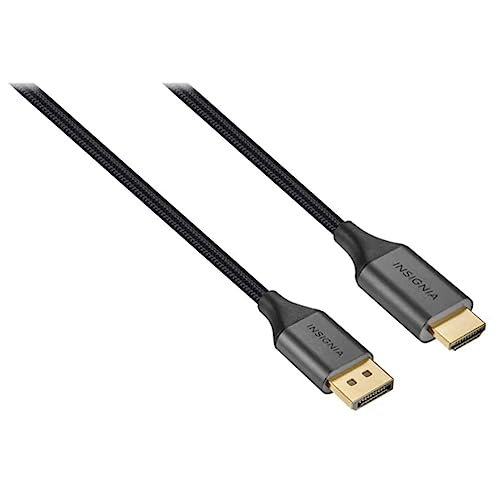 INSIGNIA 1.8 m (6 ft.) DisplayPort/HDMI Cable (NS-PD06502-C) - size: 6 ft, style: Displayport to HDMI Cable (6 ft)