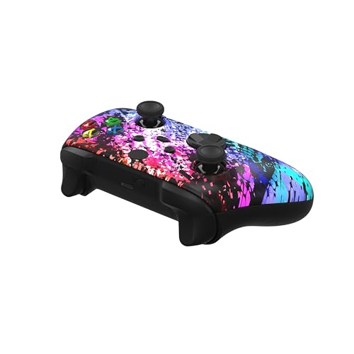 Custom Controllerzz Wireless Controller for Microsoft Xbox Series X/S & Xbox One - Custom Soft Touch Feel - Custom Series X/S Controller (X/S Digital Mirage) - color: X/S Digital Mirage