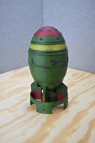 Mini Nuke Deck box and Dice Container - Video game inspired tabletop RPG Deck box and Dice/Token Container - Fallout (Black Wax Finish) - style: Black Wax Finish