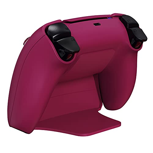 PlayVital Cosmic Red Controller Display Stand for ps5, Gamepad Accessories Desk Holder for ps5 Controller with Rubber Pads - color: Cosmic Red