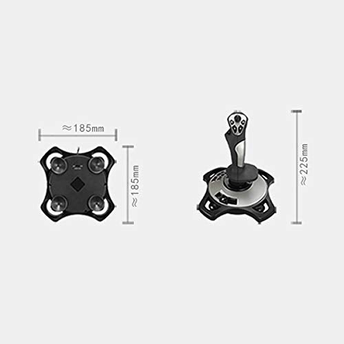 Flight Simulator Controls Joystick,PC Joystick,Flight Stick,PC USB Game Controller with Vibration Function and Throttle Control, Wired Gamepad Flight Stick for TV PC Computer Laptop, Windows xp/7/8/10
