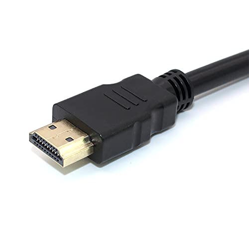 BATU HDMI Splitter Adapter Cable - Hdmi Splitter 1 in 2 Out Male to Dual Female 1 to 2 Way for HD, LED, LCD, TV, Support Two The Same TVs at The Same Time Mirror Only