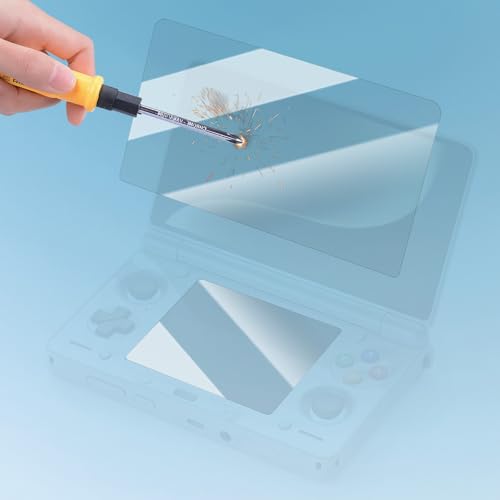 4 PCS Screen Protector for AYN THOR Handheld Console, Tempered Glass Protection Accessories, Scratch-Resistant, High-Definition, Easy Install, (Upper & Lower Screen)