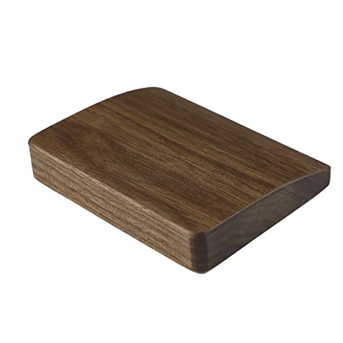 2 pcs Mini Wood Wrist Rest Portable Movable Solid Wooden Walnut Beech for Most Mechanical Keyboard Numpad Sp64 - color: Walnut Mini Wrist Rest 2 Pcs