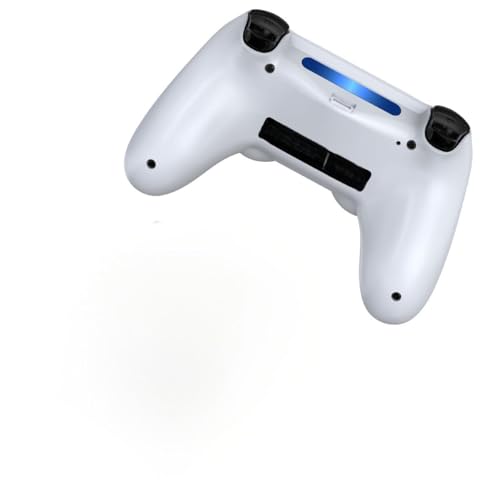 Bcofo 2 Pack Wireless Controller for PS4, Game Remote Controller Compatible with PS4/Slim/Pro/PC, Programmable, RGB Light, 1000mAh Battery, Dual Vibration, 6-Axis Gyro, Share, Touch Pad-ZT - color: White