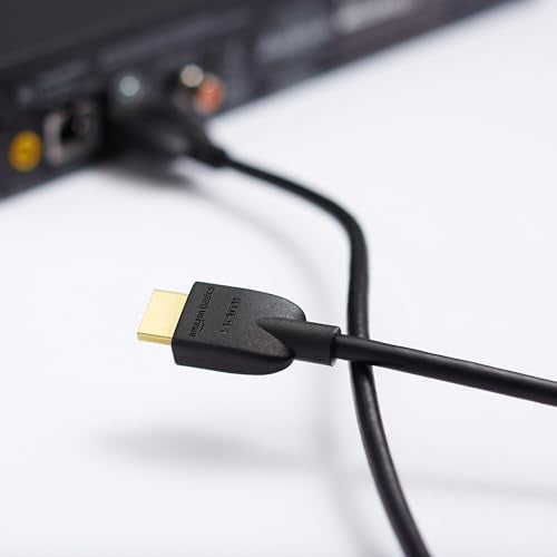 Amazon Basics High-Speed 4K Ultra HD HDMI 2.0 Cable for Blu-ray, 6 feet, 24-Pack, 18 Gbps, 60 Hz, 2160p, Male-to-Male, Ethernet Ready, 3D, Black - size: 6 Feet
