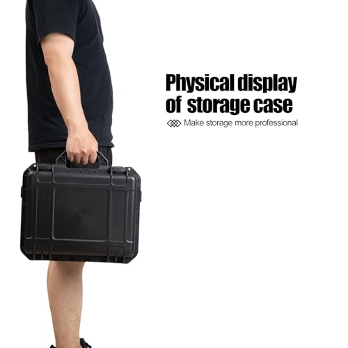 small Hard case Waterproof Hard Case with DIY Customizable Foam Insert Portable Protective for Camera Drones Equipments Tools Test Instruments 14.2''x11.4''x6.3'' - color: 14.2''x11.4''x6.3''
