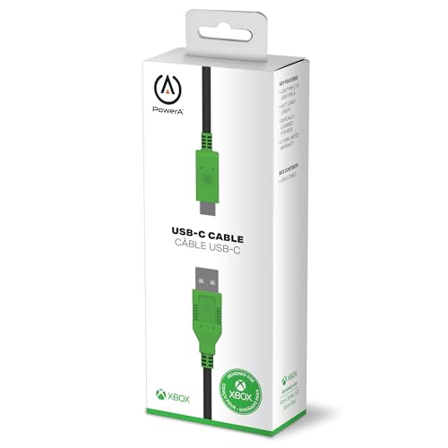 PowerA USB-C Cable for Xbox Series X|S, cable, USB, officially licensed - style: USB-C Cable