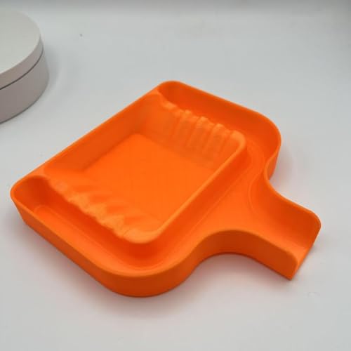 Multi-Purpose Small Parts Sorting Tray – Easy Sorter Funnel Trays for Screws, Nuts, Bolts, Lego Bricks, Micro SD Cards – Compact Organizer with Pour Spout, Textured Surface for DIY & Hobby Use