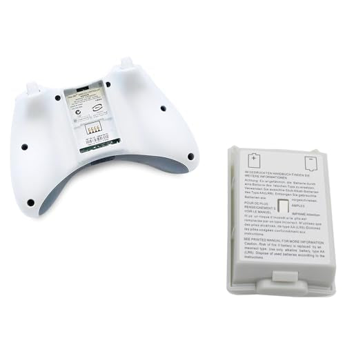 6 Pcs Battery Pack Cover Replacement Battery Pack Cover Shell Case for 360 Wireless Controller