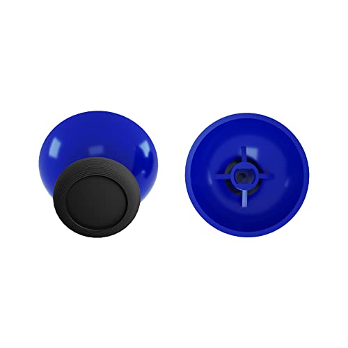 eXtremeRate Blue & Black Replacement 3D Joystick Thumbsticks, Analog Thumb Sticks with Cross Screwdriver for Nintendo Switch Pro Controller - color: Black & Blue