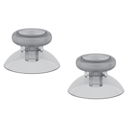 eXtremeRate Clear Black Replacement Thumbsticks for Xbox Series X/S Controller, for Xbox One Standard Controller Analog Stick, Custom Joystick for Xbox One X/S/Elite Controller - color: Clear Black