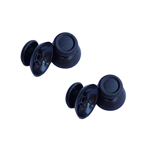 2 Pairs Thumbsticks Analog Thumb Sticks for Sony PlayStation Dual Shock 4 PS4 Controller (Black)