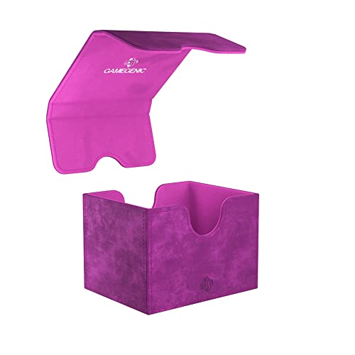 GameGenic Deck Box – Sidekick XL Purple 100CT – Durable and Sturdy TCG, OCG, CCG Card Storage – Compatible with Pokemon, Yugioh, Commander, and MTG Magic: The Gathering Cards - color: Purple