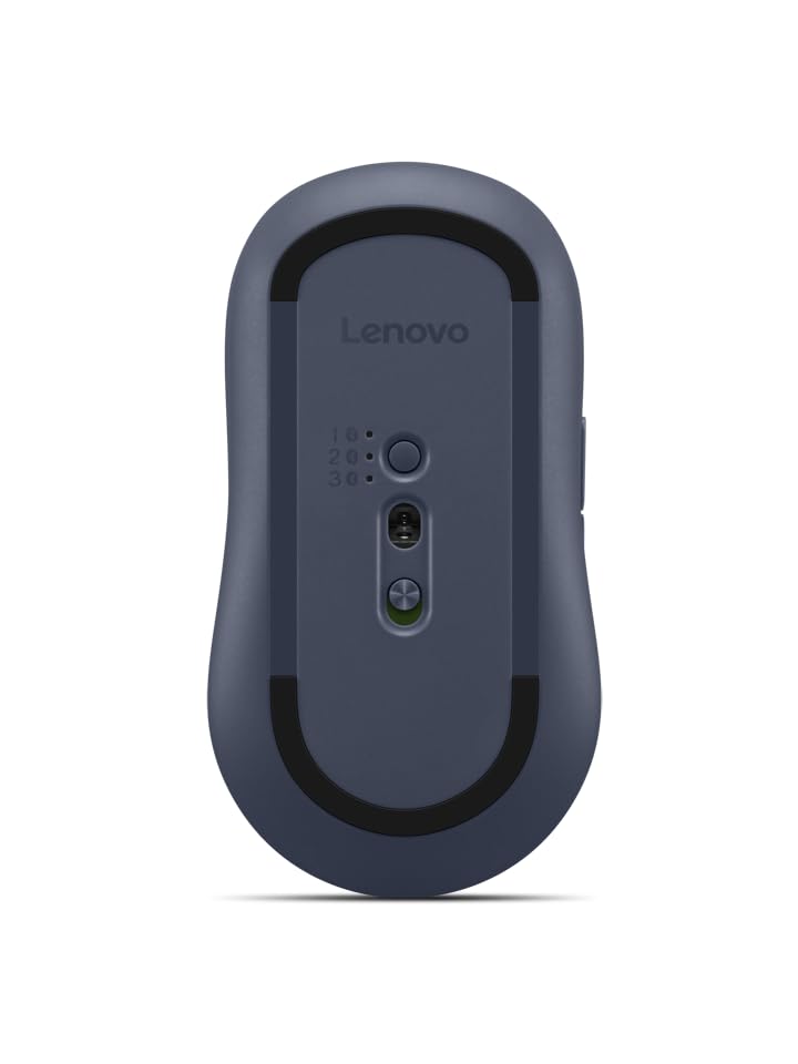 Lenovo Yoga Bluetooth Silent Mouse, 3 Level DPI Adjustment, 36 Month Battery Life, Bluetooth 5.3, 3 Device Paring, Whisper Quiet, Programmable Buttons, Smooth Finish, Cosmic Blue - color: Cosmic Blue