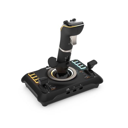 Turtle Beach VelocityOne Flightstick Universal Sim Controller, Xbox, PC | Xbox Series X|S, Xbox One, Joystick for Air & Space Combat Simulation, 27 Programmable Buttons, Hall-Effect Axes, Black - style: Universal Simulation Controller
