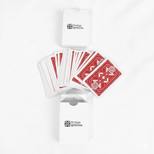 Smart Kit | Bridge Card Game Set with App for Real Duplicate Scoring at Home – 2 QR-Coded Decks, Winds Mat, Tablet Stand, 500 Hand Credits – Gift for Bridge Players & Couples