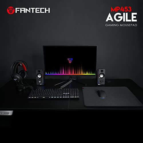 FANTECH Agile MP453 Large Gaming Mouse Pad - SPEEDSILK Surface, 450x350mm - size: 13.8L x 17.7W inches