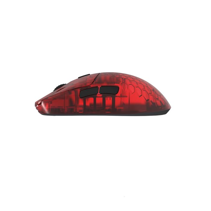 G-Wolves HTX ACE Wireless Gaming Mouse (Non-Honeycomb, Ruby Red) - color: Ruby Red, style: Non-Honeycomb