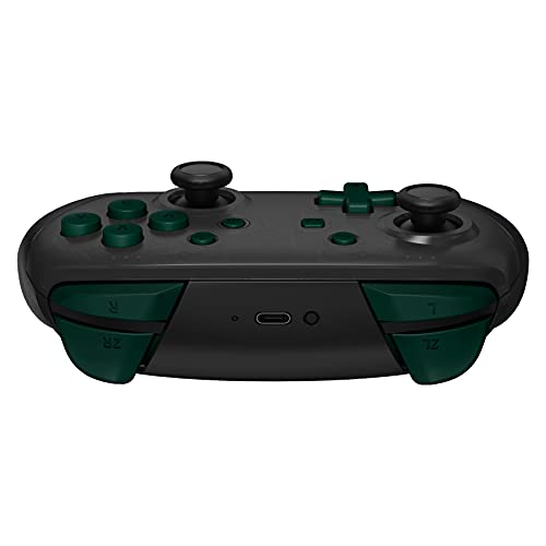 eXtremeRate Racing Green Repair ABXY D-pad ZR ZL L R Keys for Nintendo Switch Pro Controller, DIY Replacement Full Set Buttons with Tools for Nintendo Switch Pro Controller - Controller NOT Included - color: Racing Green